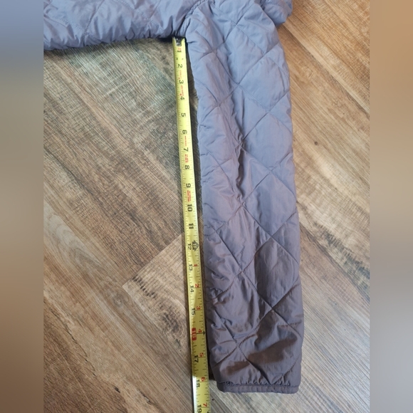 North Face Gray/Purple Lightweight Quilt Puffer Jacket Size Small - Picture 13 of 13
